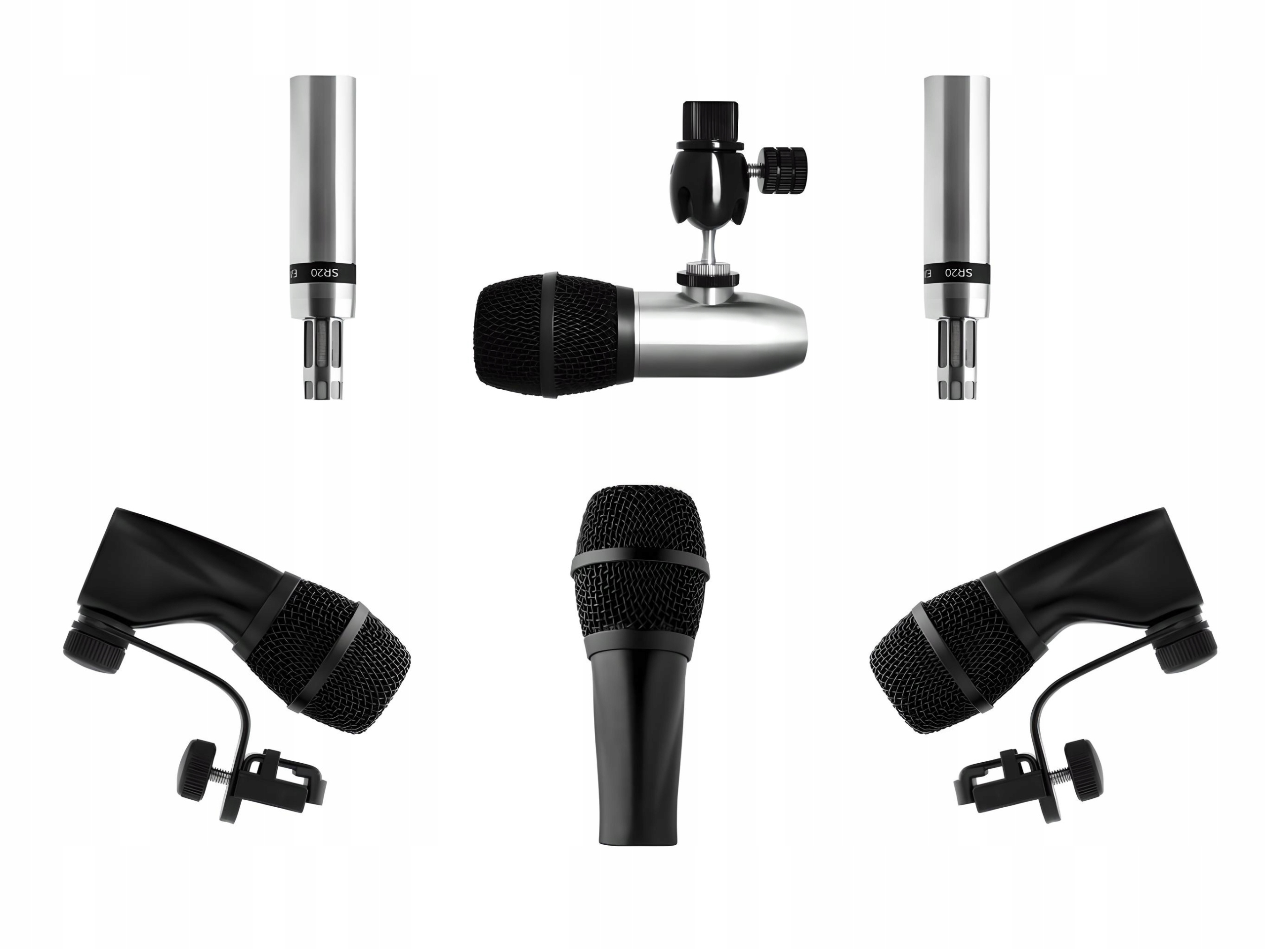 Sada perkusných mikrofónov Earthworks DK6 6 mikrofónov s Hard Caseom