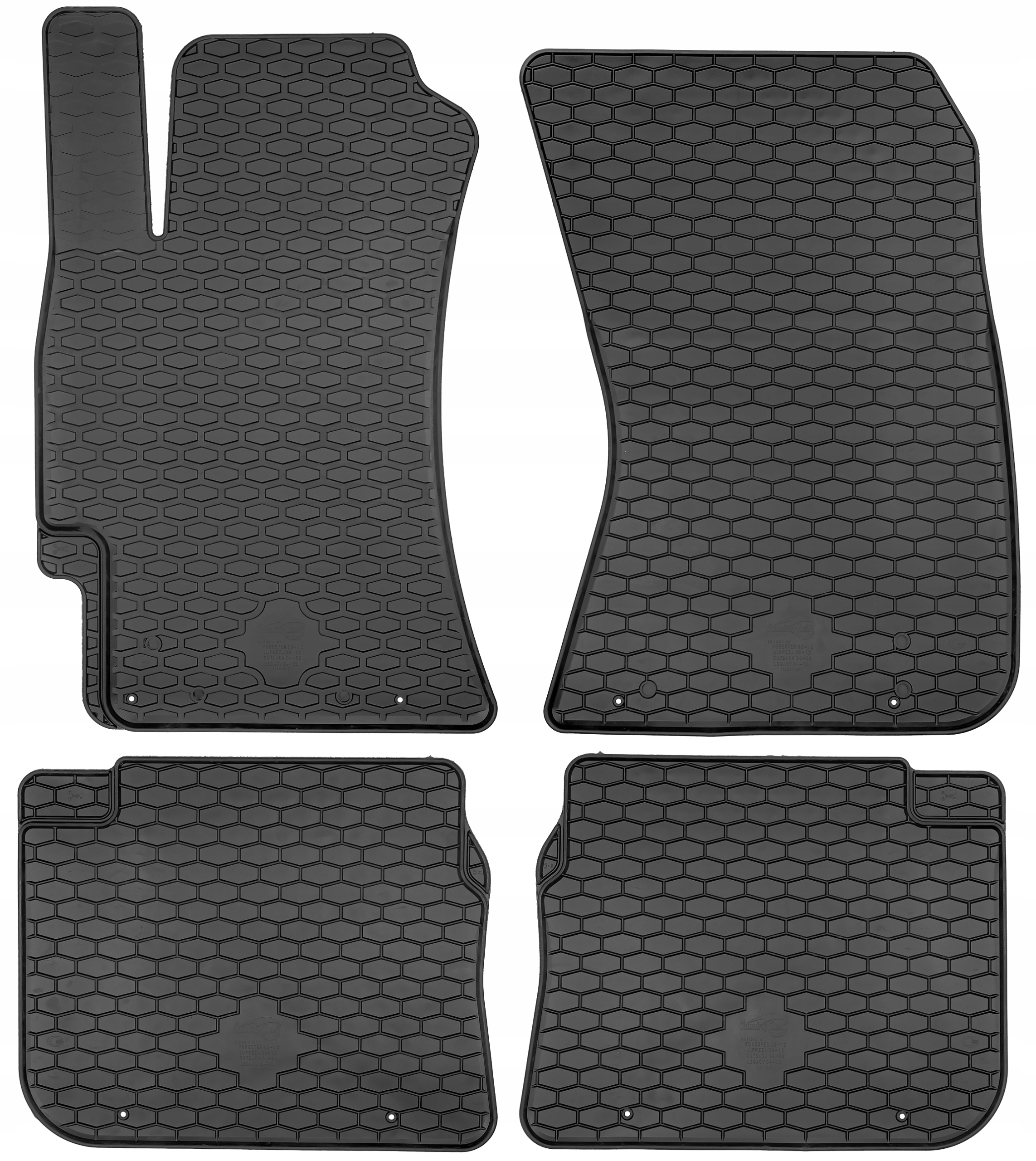 Koberce Chodníky do auta pro Subaru Outback IV Kombi 2009-2014