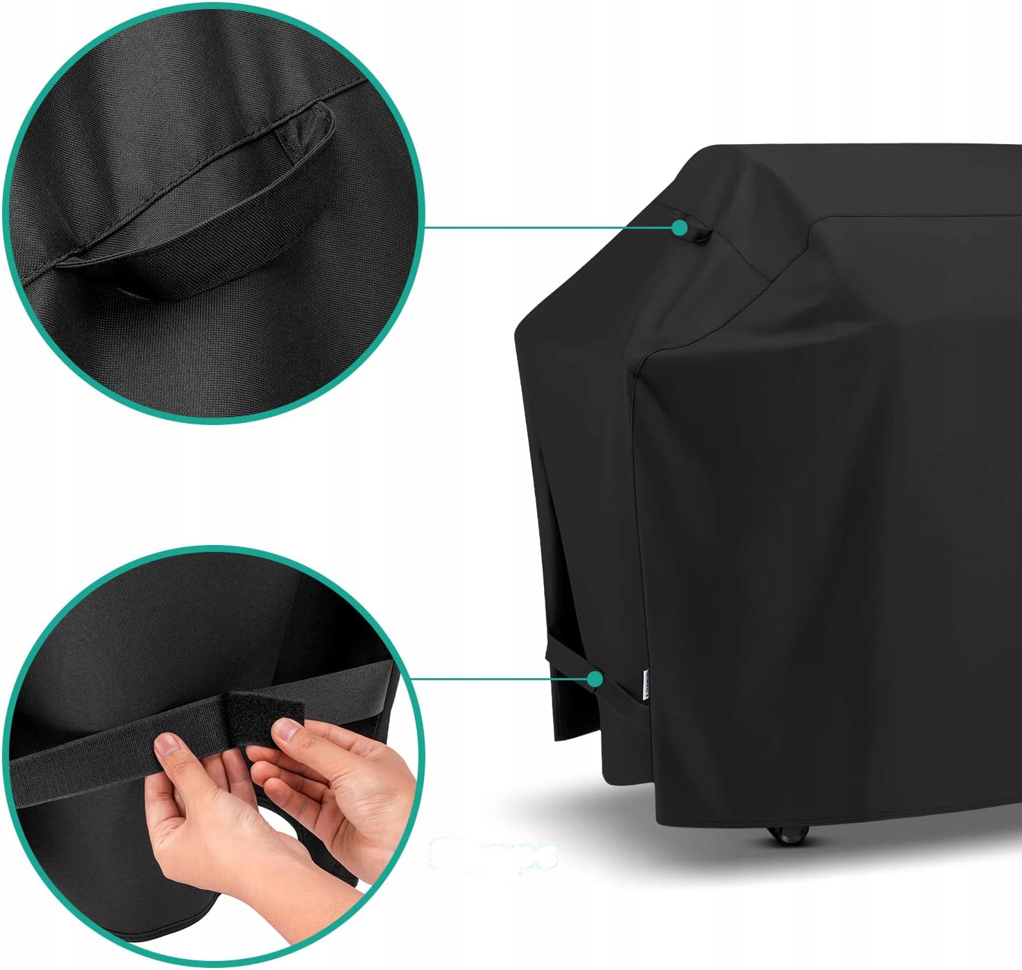 Veľký obal na gril Landmann 145x125x65 Vodotesný a odolný