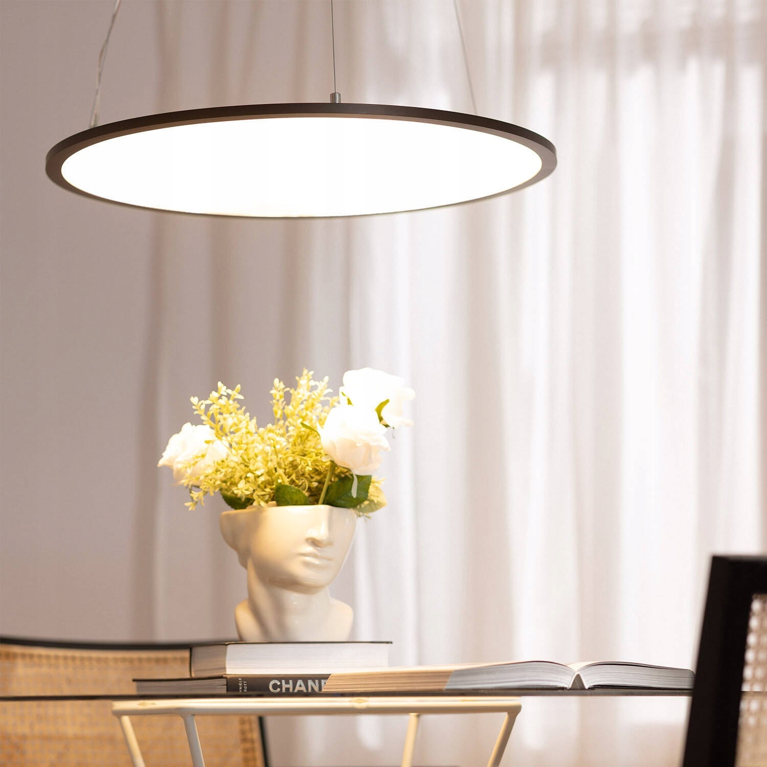 Led závěsné svítidlo 36W Magnus z kovu teplá bílá