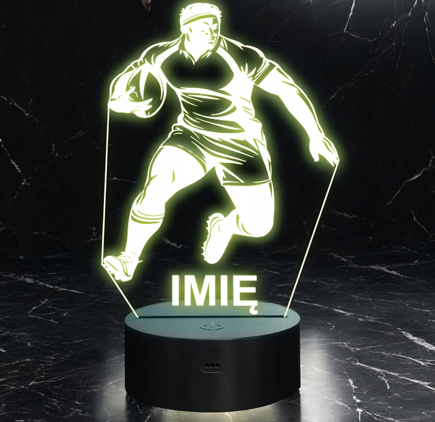 Lampka Nocna LED Z Imieniem Gracz Rugby Sport na Prezent Grawer v.4 Kod producenta LNL00322