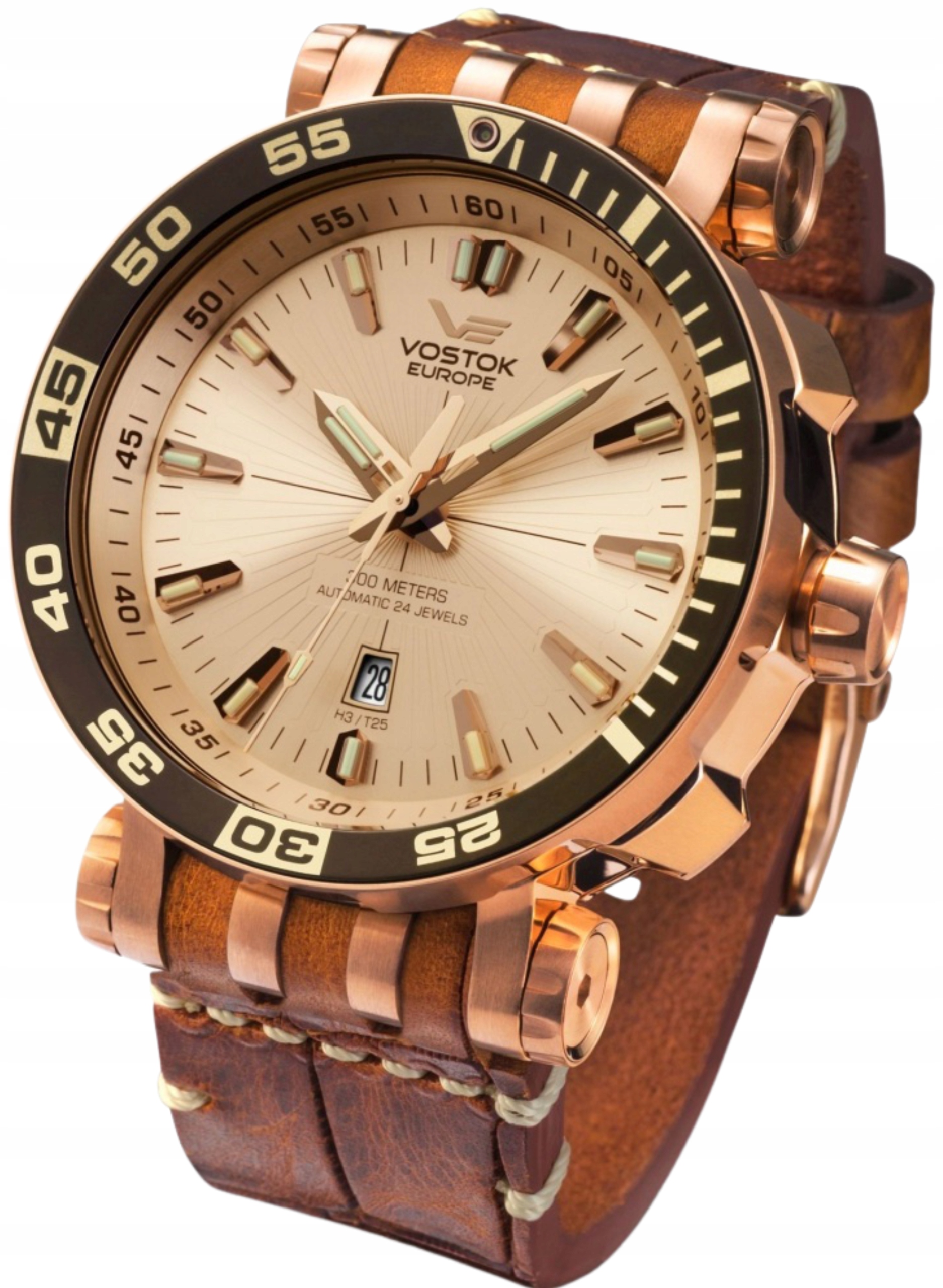 Nové Originální Pánské hodinky Vostok Europe NH35A-575B281 Energie na řemínku