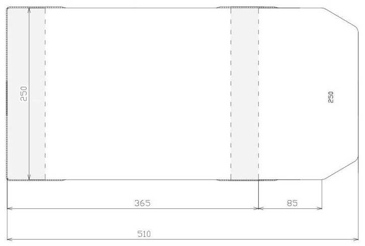 Ochranný obal nastavitelný na učebnice a sešity 250 x 450 mm 50 kusů