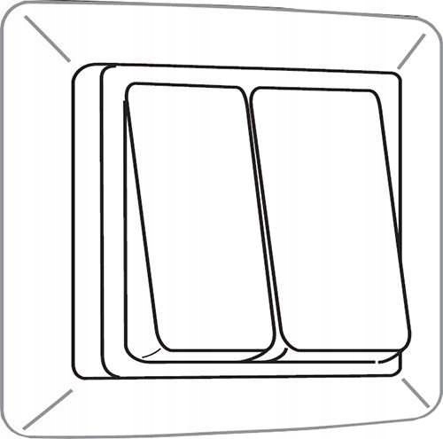 OSŁONA ŚCIANY POD WŁĄCZNIK BIAŁA OSX-910-BIA ZAMEL Kod producenta OSX-910-BIA