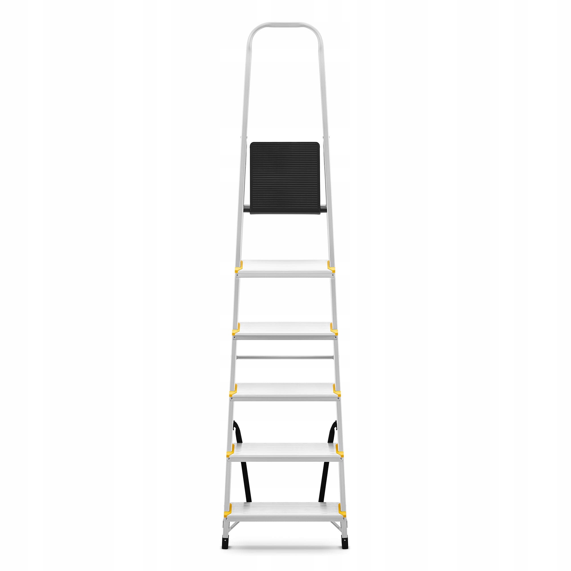 Drabina aluminiowa domowa jednostronna schodki do domu HIGHER 6 stopni 125 kg — 24