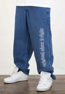 Kalhoty Mass Jeans Extra Baggy Clan blue rinsed