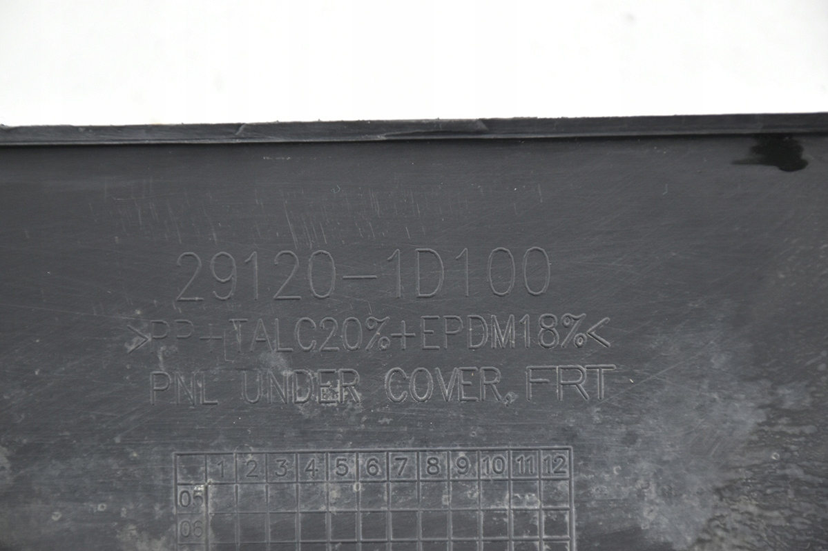 cover below CHLODNICYE KIA CARENS III