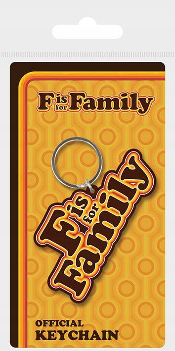 

F is for Family gumowy brelok do kluczy