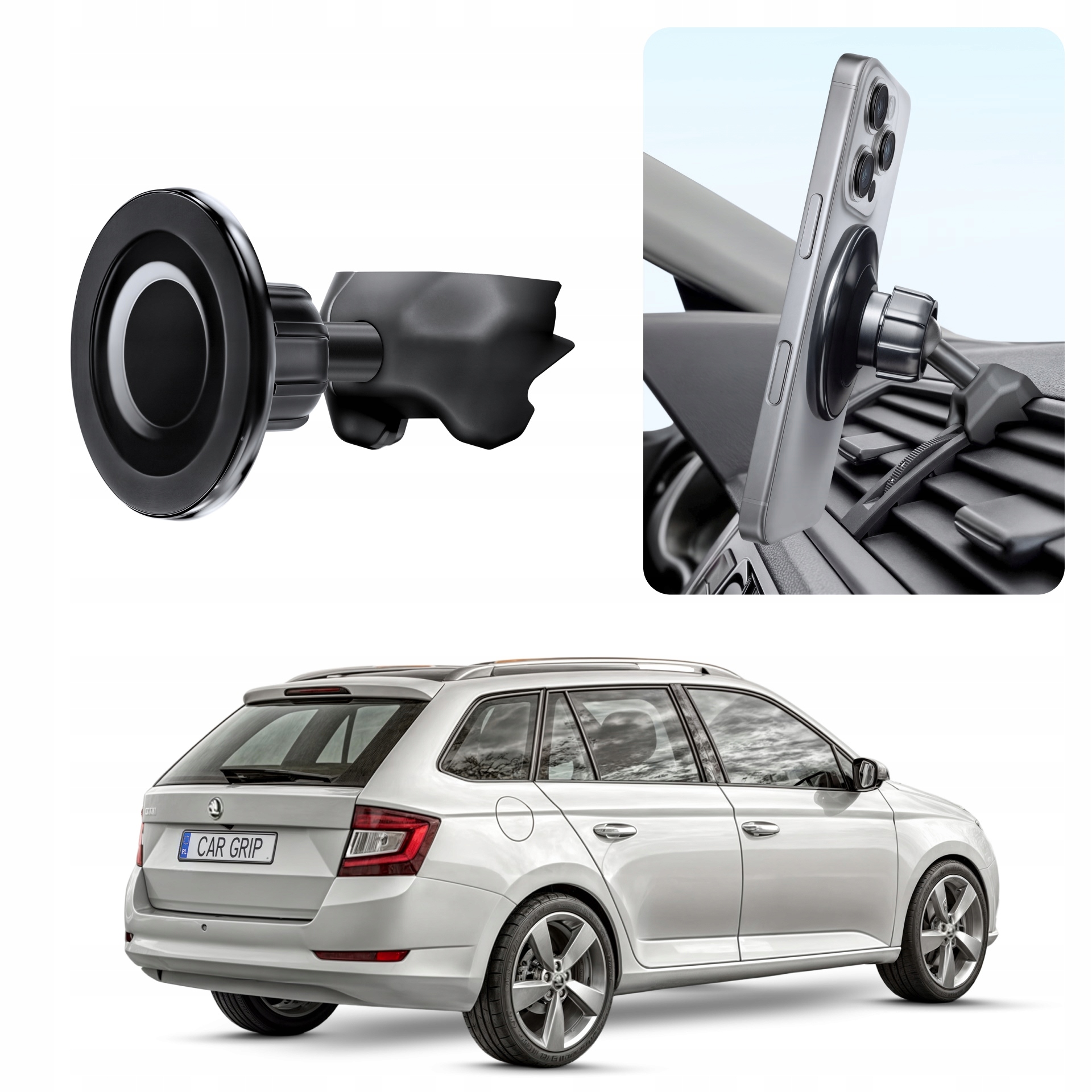 Uchwyt magnetyczny MagSafe do Skoda Fabia III 3 (2014-)