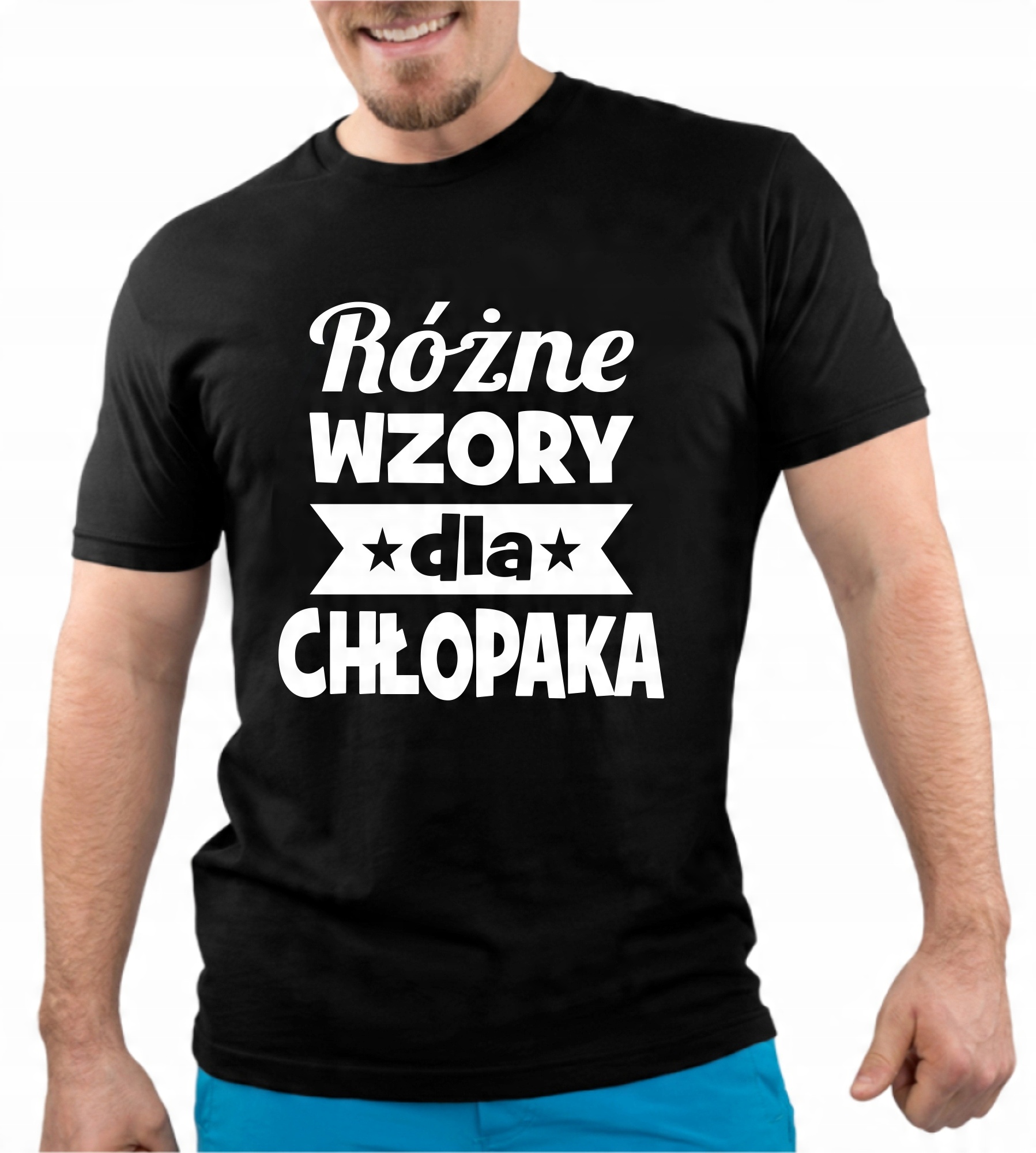

Koszulka T-shirt Imieniem Dzień Chłopaka Mężczyzny