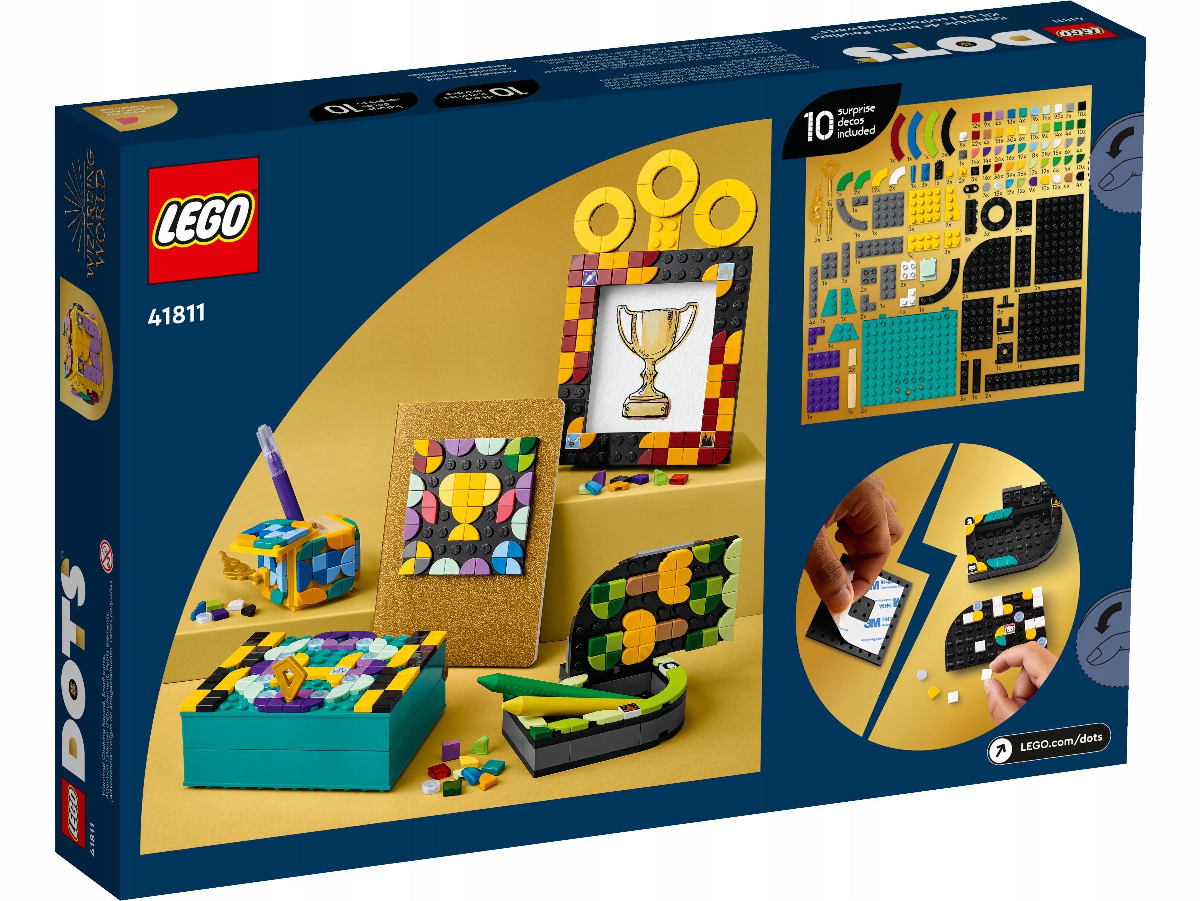 LEGO DOTS 41811 ZESTAW NA BIURKO Z HOGWARTU Marka LEGO