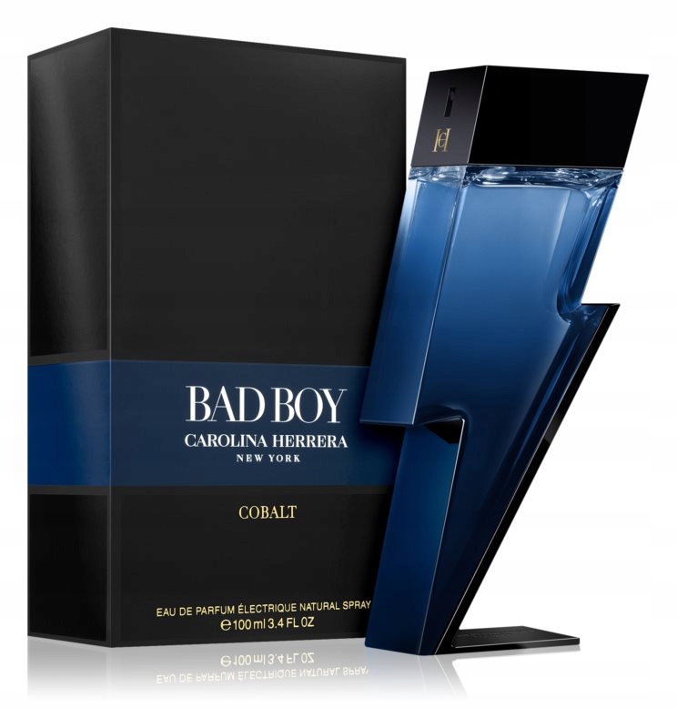 Parfémovaná voda Carolina Herrera Bad Boy Cobalt, dřevitá, 100 ml