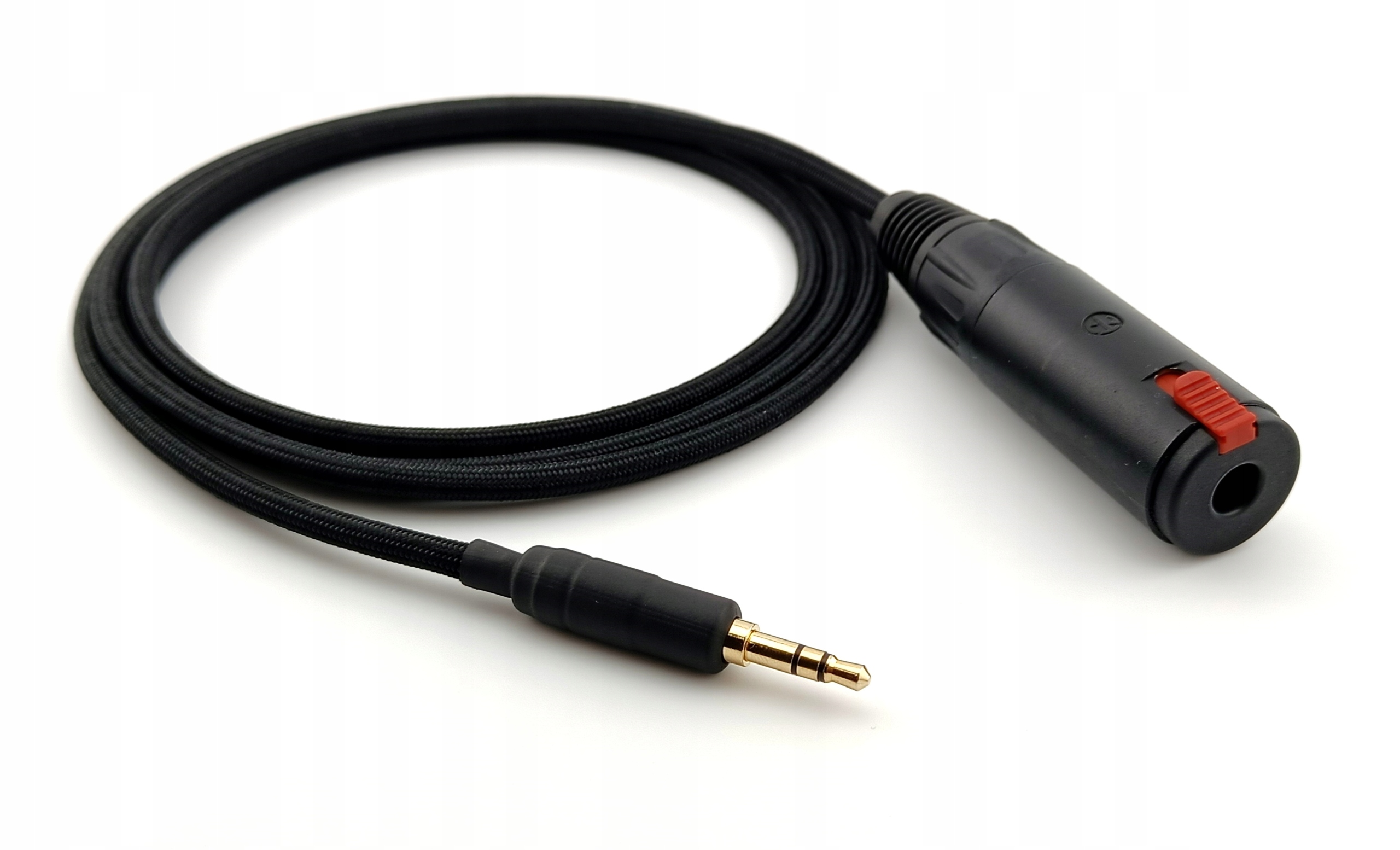 Ręcznie wykonany przedłużacz audio wtyk 3,5mm gniazdo 6,3mm 3m Canare