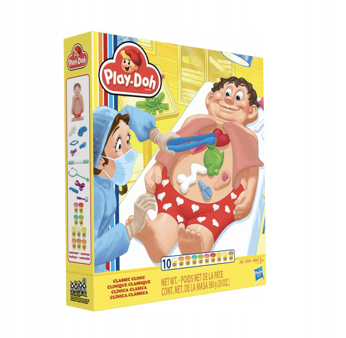 

Hasbro Play Doh Zestaw Lekarz Operacja 10tub E7185