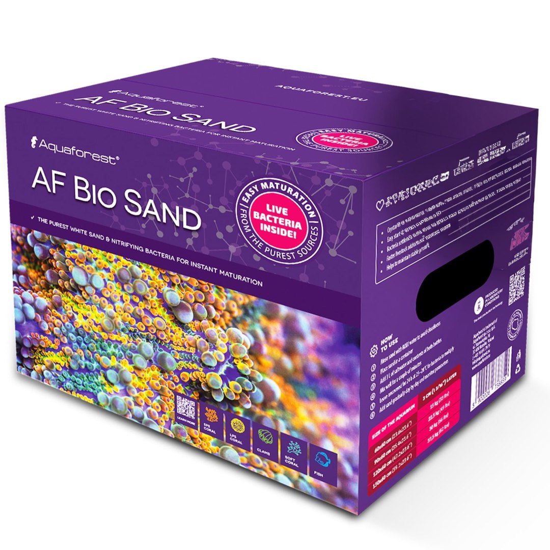 Aquaforest Bio Sand 1 mm-2 mm 10 kg – přírodní písek pro mořské akvárium