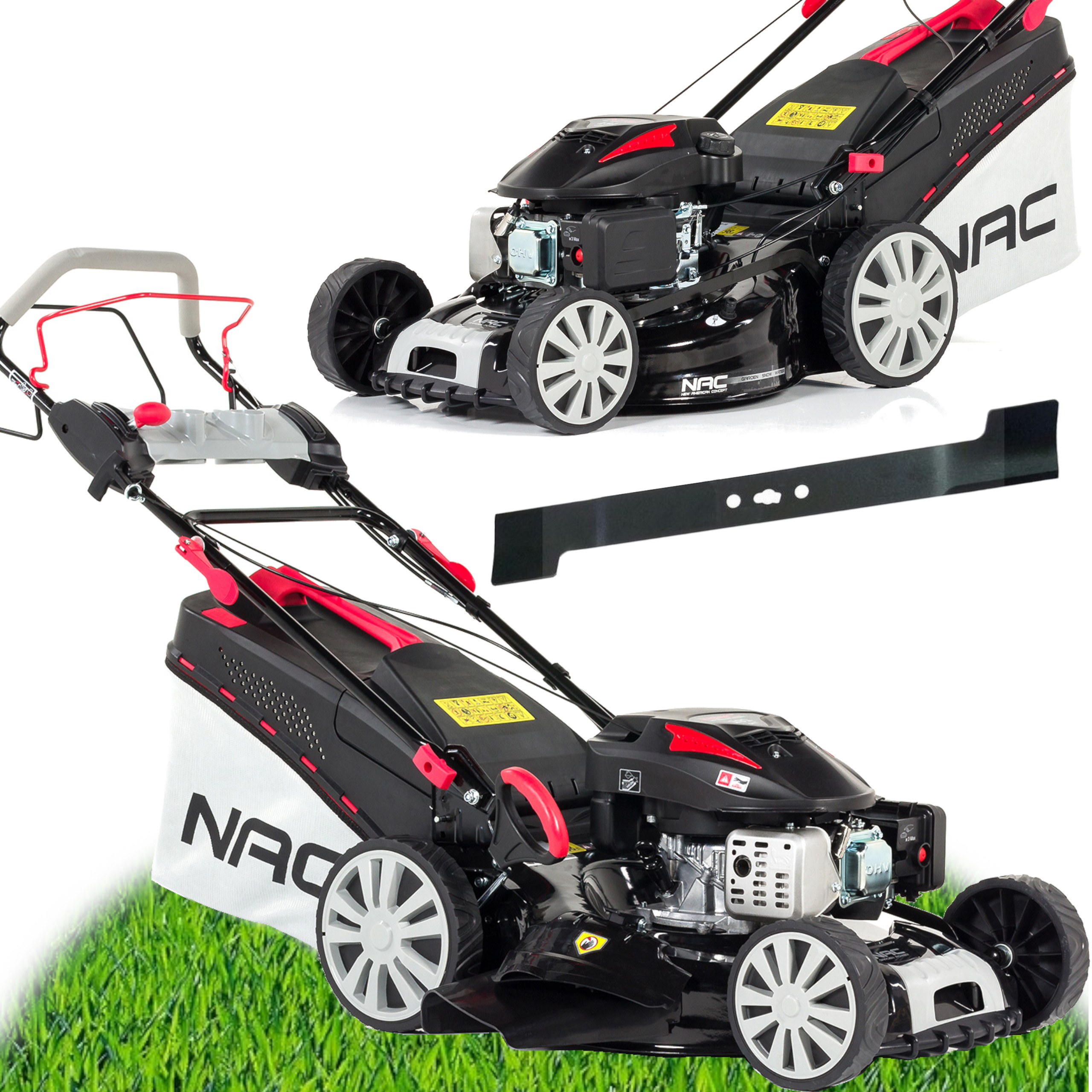 

Kosiarka spalinowa Nac Z Napędem 51cm, 5w1 Mocna