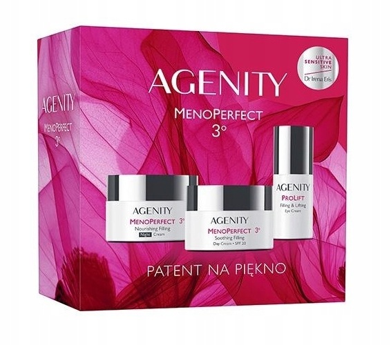 Agenity Menoperfect 3 krem na dzień 50ml krem na noc 50ml pod oczy