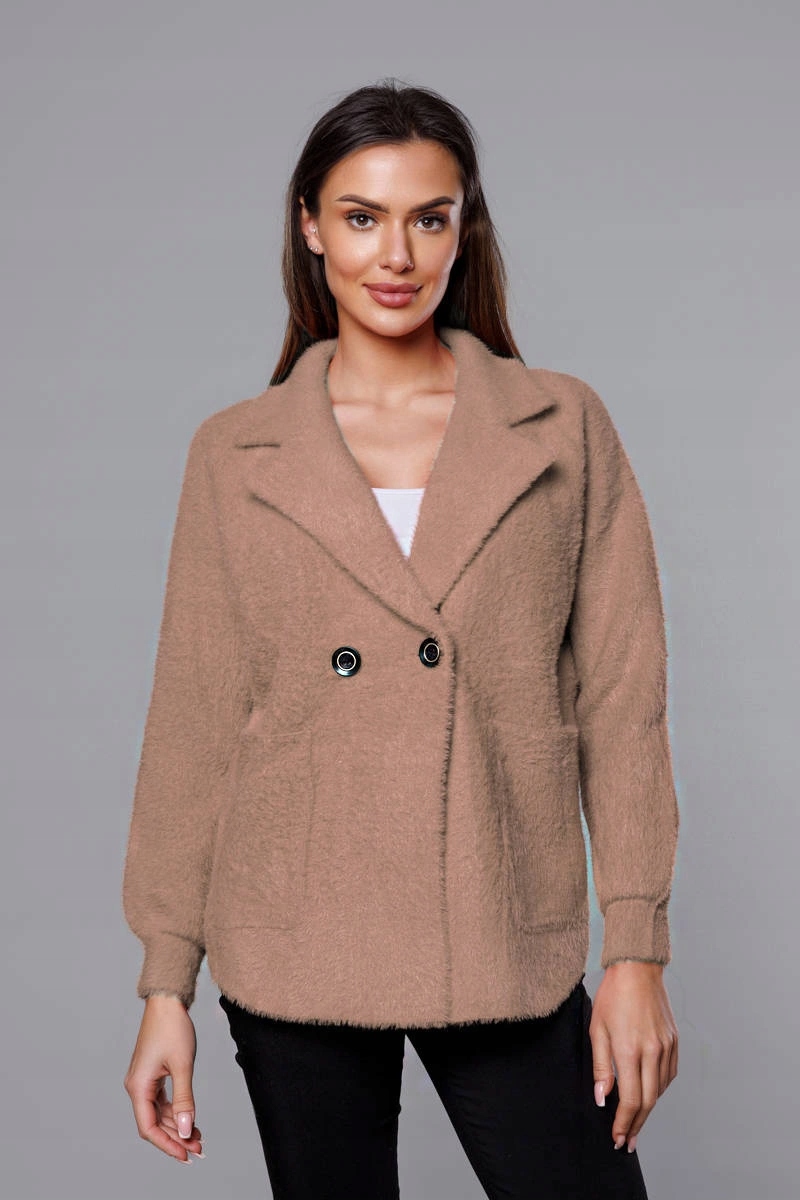 Přehozová Bunda Alpaka CJ65 Béžová Univerzální