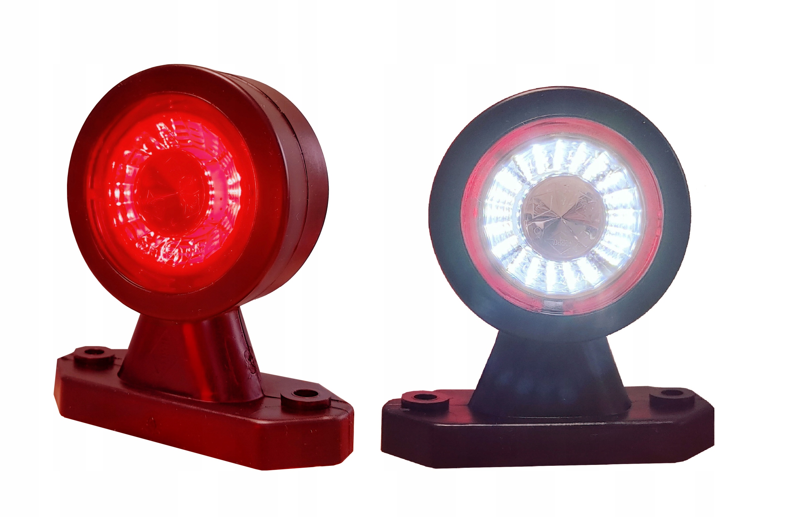 Lampa Obrysowa Rogowa LED Obrysówka 12/24V LD 721 biało czerwona krótka Numer katalogowy części Z12aLD721