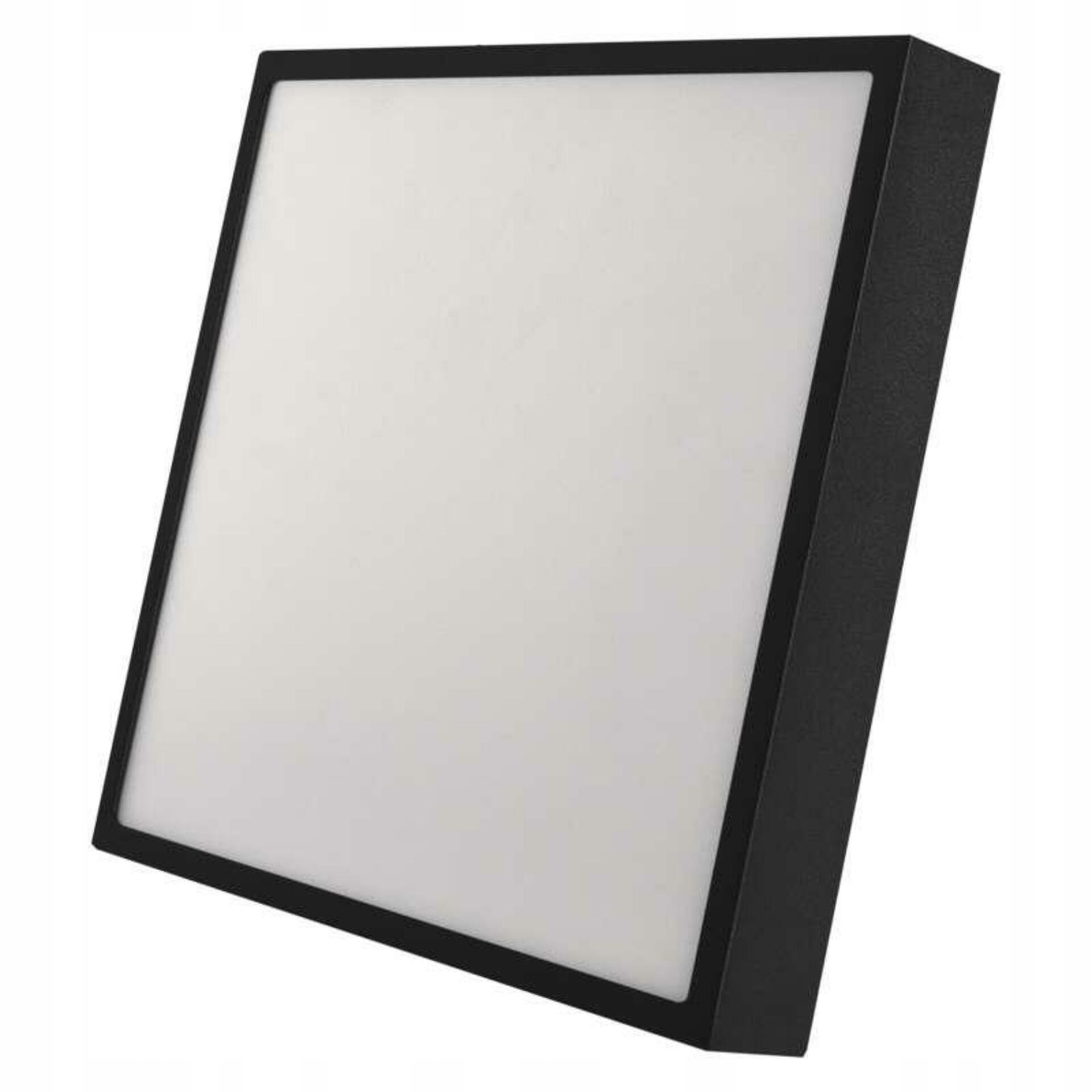 Emos Led svietidlo Nexxo čierne, 30 x 30 cm, 28,5 W, teplá/neutrálna biela ZM6