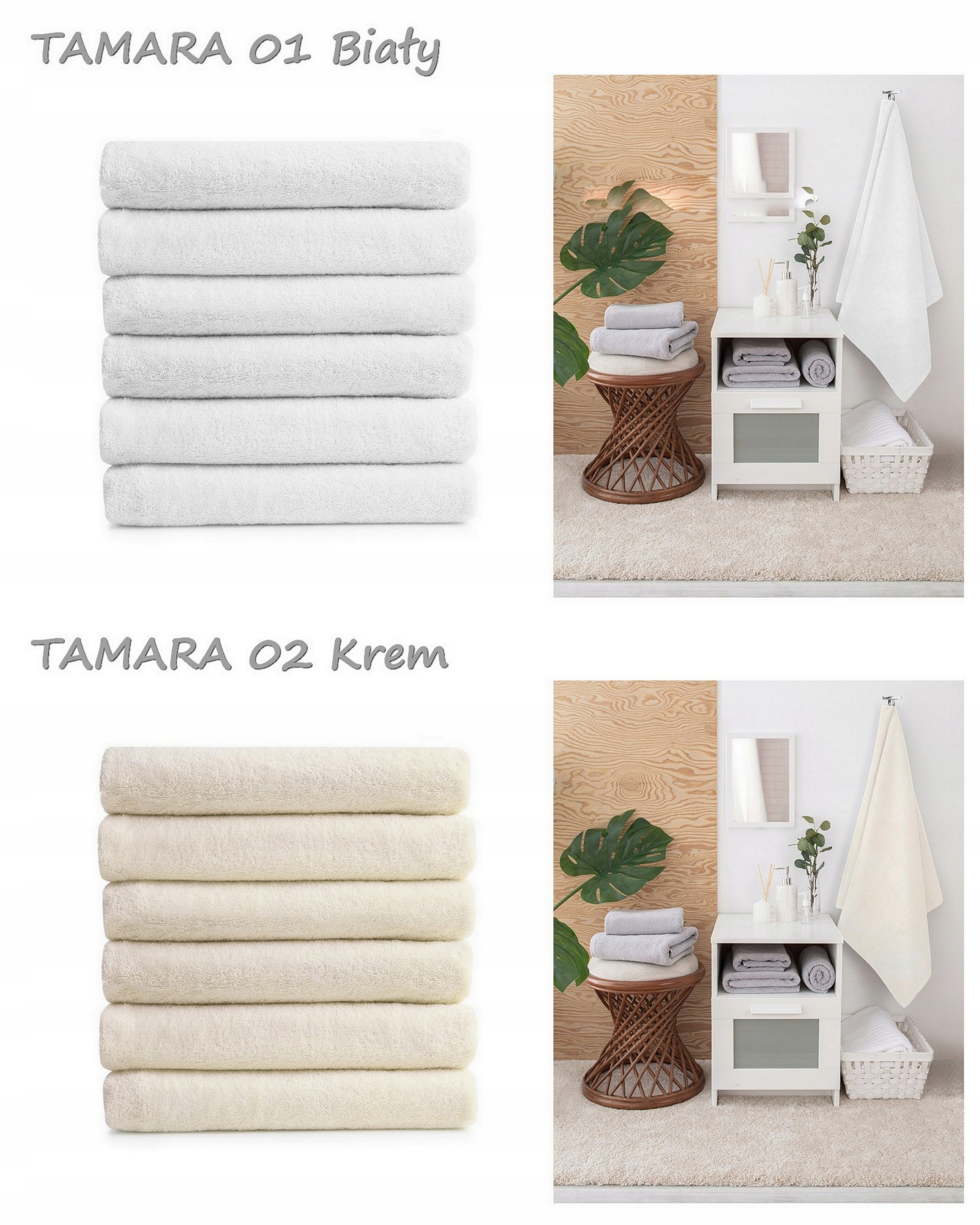 Komplet ręczników frote 50x100 6 SZTUK ręczniki Kod producenta Komplet ręczników frote 50x100 6 SZTUK