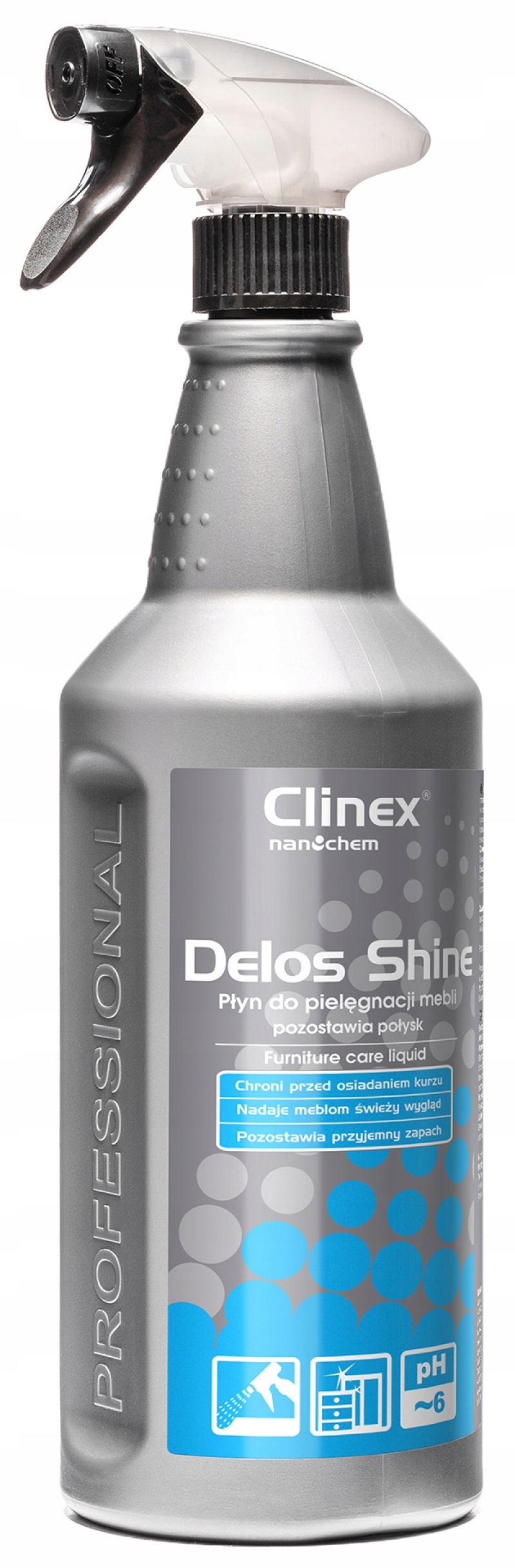 

Płyn do pielęgnacji mebli Delos Shine 1L