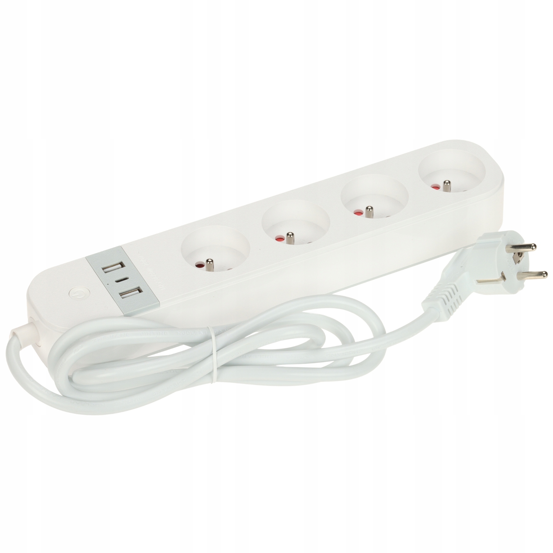 Inteligentní Zásuvková Lišta ATLO-WS95U-TUYA (4 Zásuvky 2 Usb 1 Usb-c