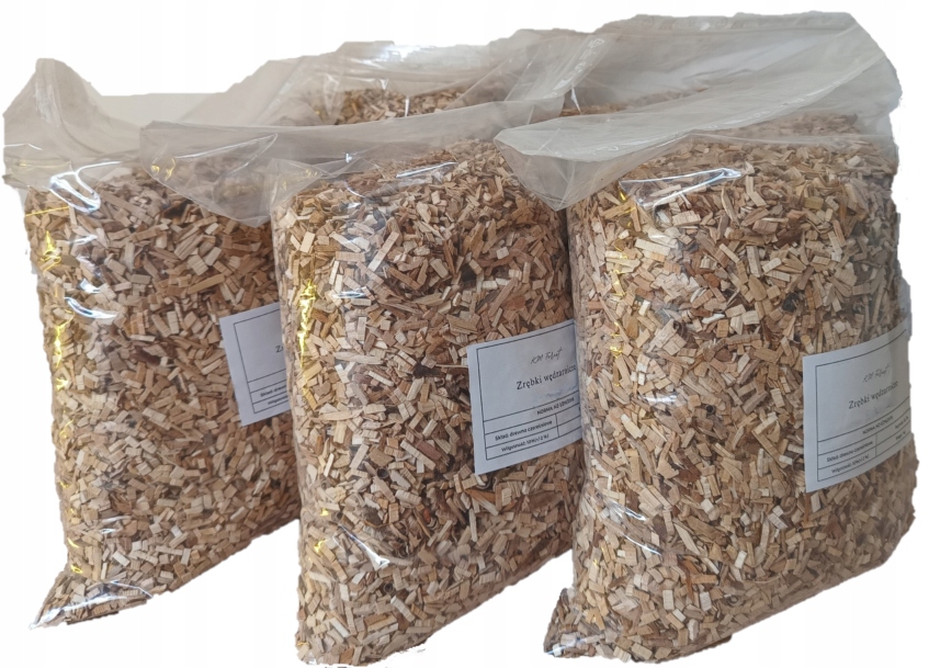 Zrębki wędzarnicze Olcha-Buk KL08 5kg 20L Pojemność 20 l