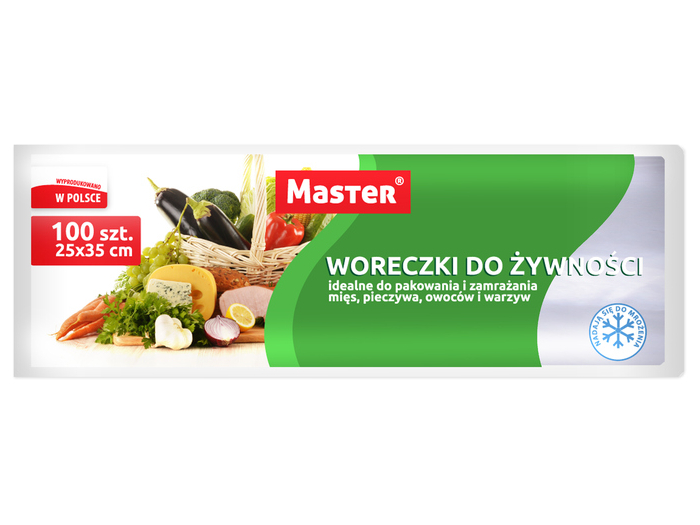 

Master Woreczki Do Żywności 25X35CM 100 Szt. S-011