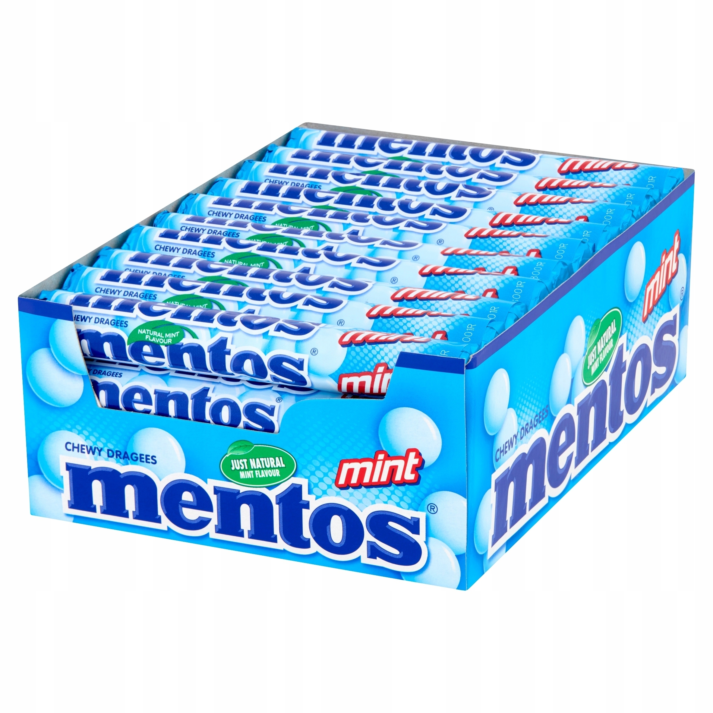 Levně Mentos Mint Dražé 37,5 g x 40 Kusů