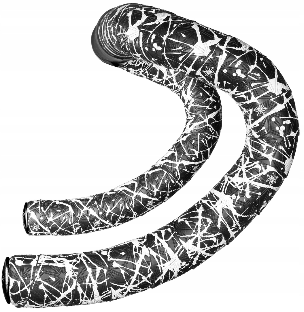 Obal na volant Supacaz Sticky Kush Splat White černý skvrny