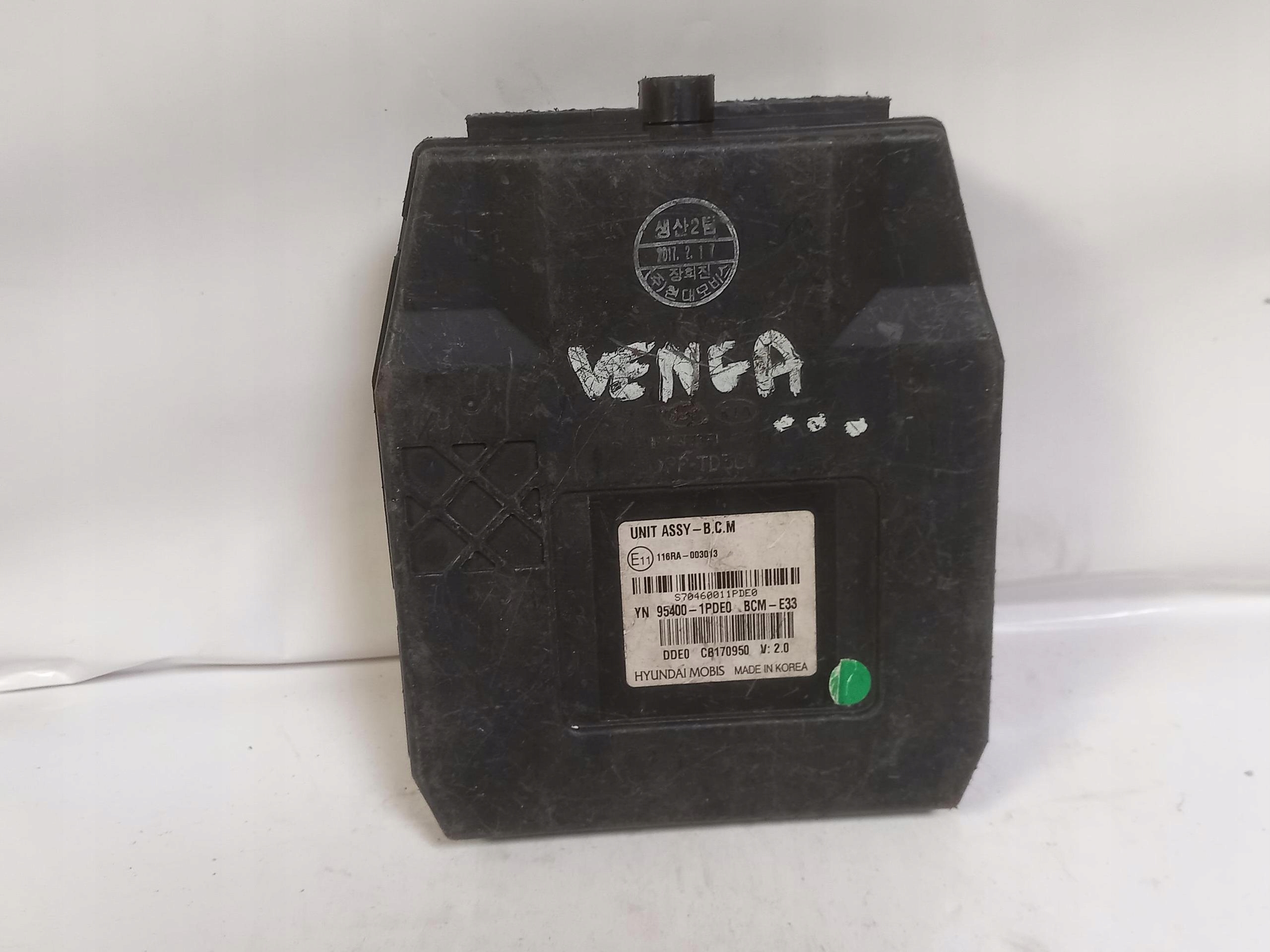 control unit module UNIT ASSY - B.C.M KIA VENGA 95400-1PDE0 11-19