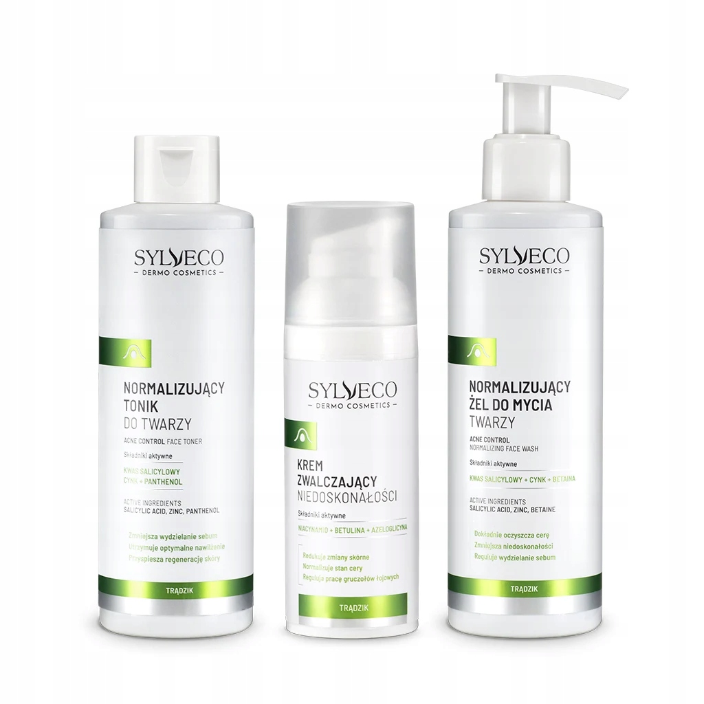 Sylveco Dermo Zestaw Delikatne oczyszczenie skóry trądzikowej