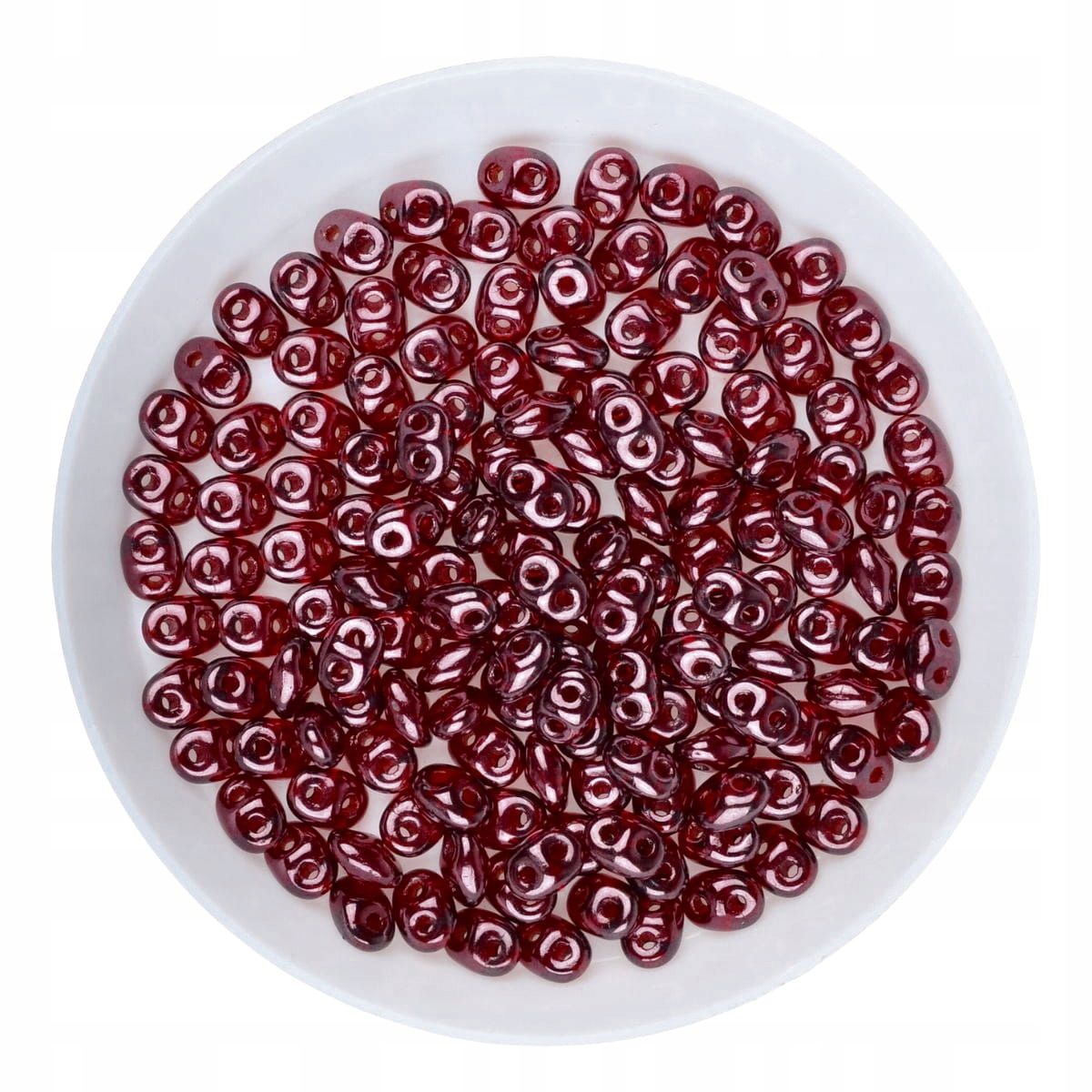 duo koraliki 2,5x5mm 10g #LE90080 Lust.Met.