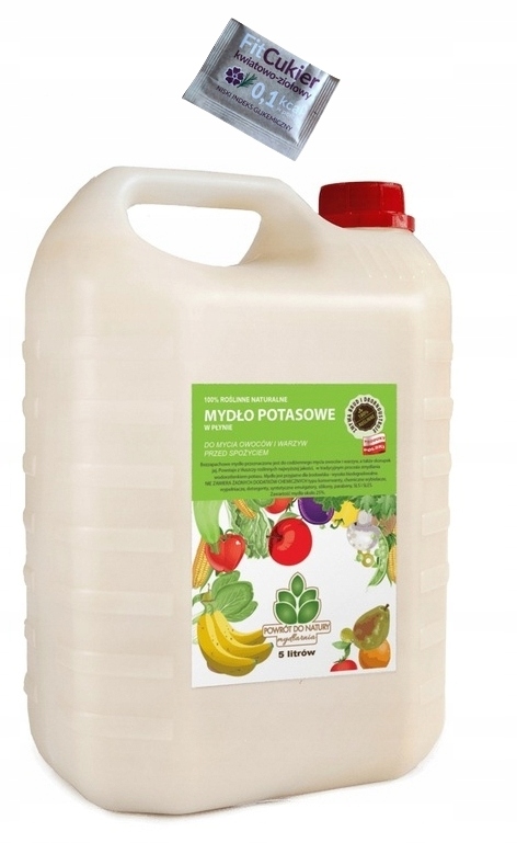 

Szare Mydło Do Mycia Warzyw I Owoców 5L potasowe