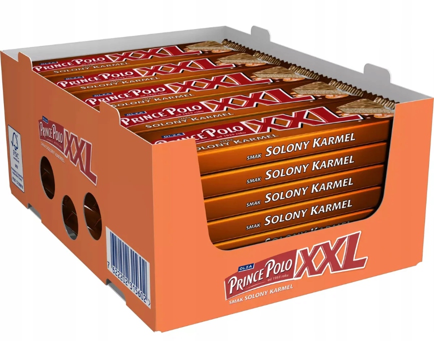 Levně Prince Polo XXL Oplatek Slaný karamel 35 x 45 g