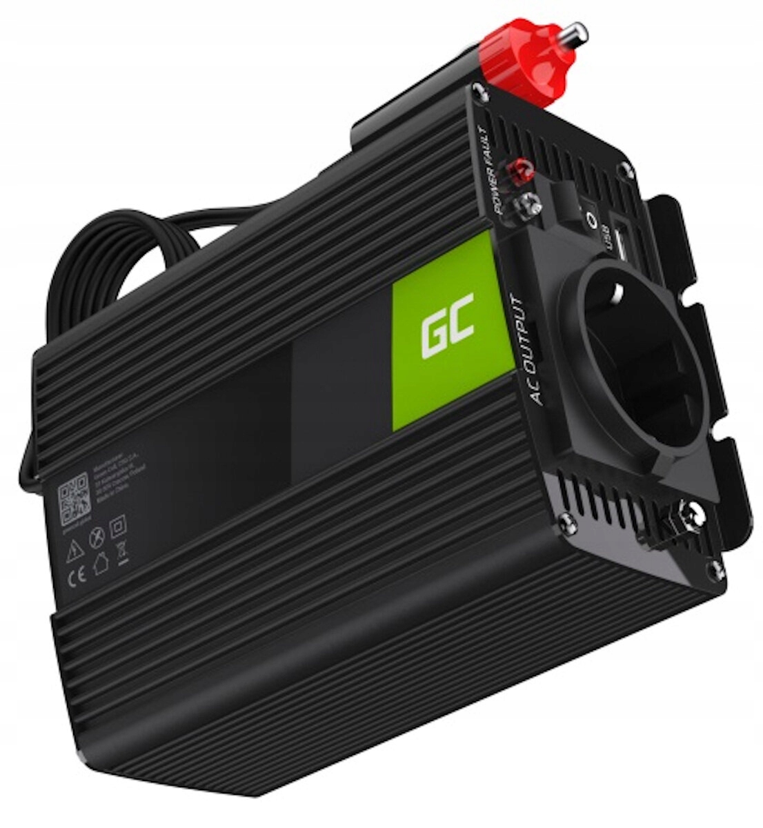 Automobilový Menič Napätia 12V 230V 150W 300W Čistý Usb Sínus
