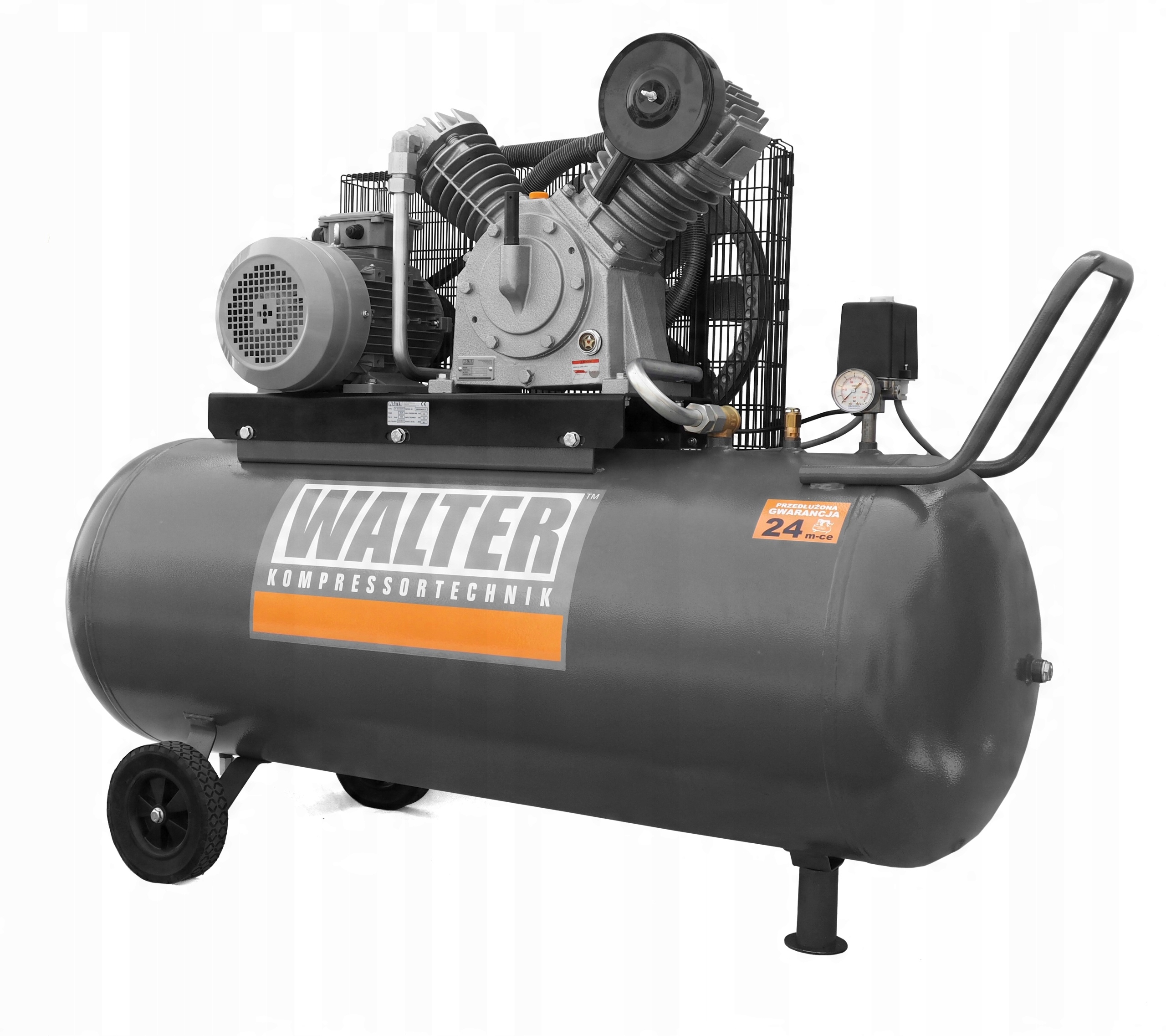 Vysokotlakový Kompresor Piestový Kompresor Walter HGK650-4,0/270 15 bar