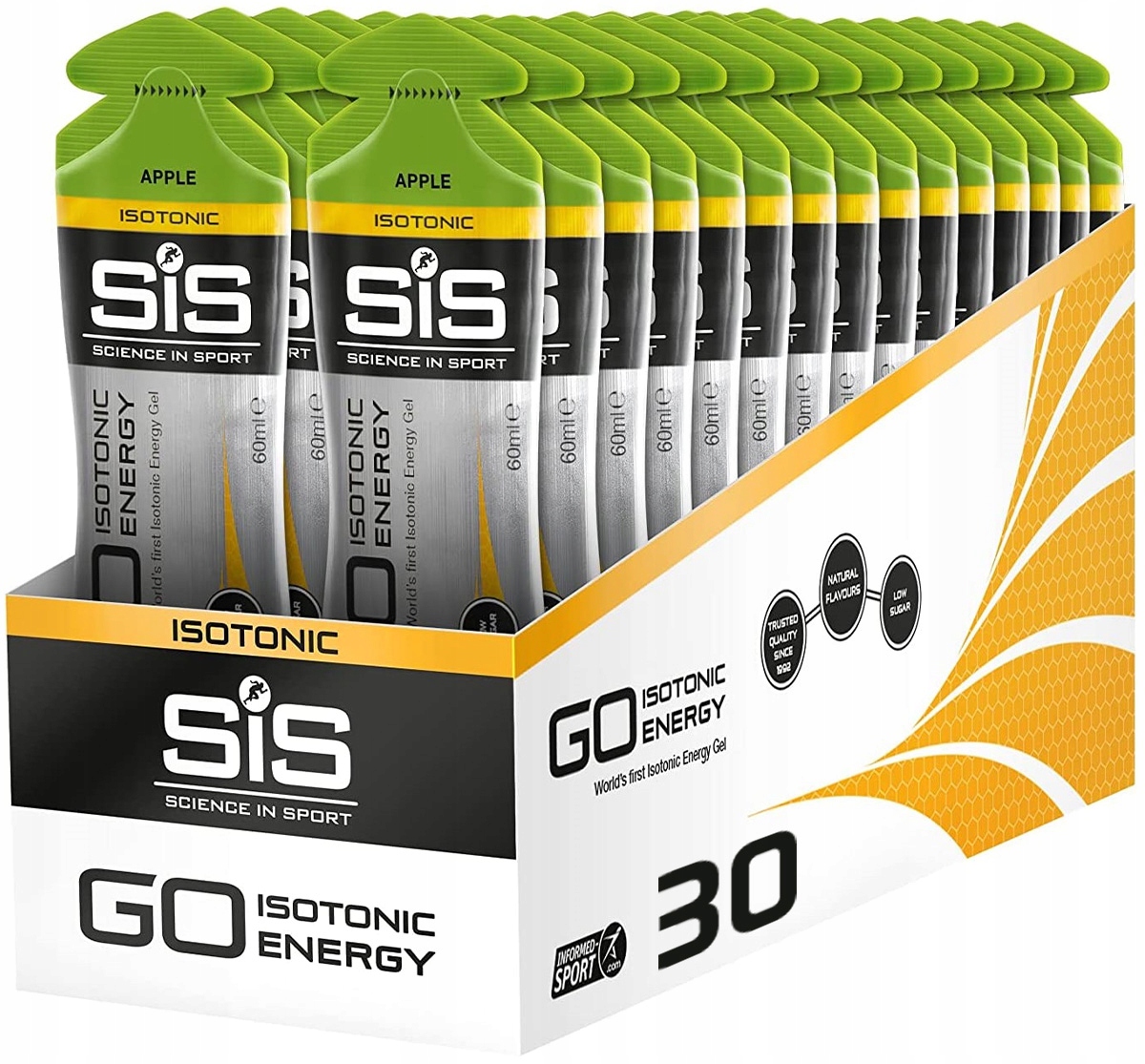 Sis Go Isotonic Gel Energetický Gel 30x60ml Apple