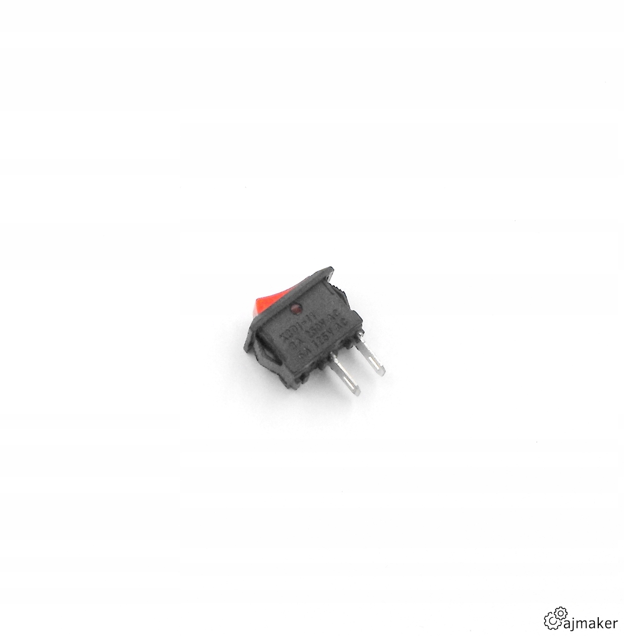 

Przełącznik kołyskowy 15x10mm czerwony 2PIN