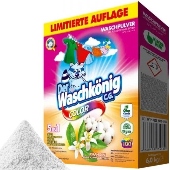 

Waschkonig Orangen Proszek Do Prania Kolor 6kg De