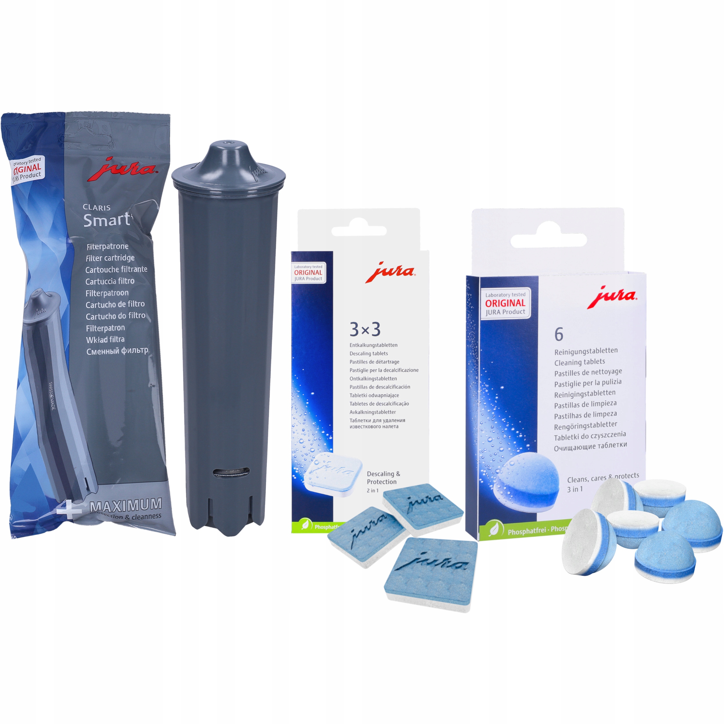 JURA TABLETKI DO CZYSZCZENIA + FILTR SMART+
