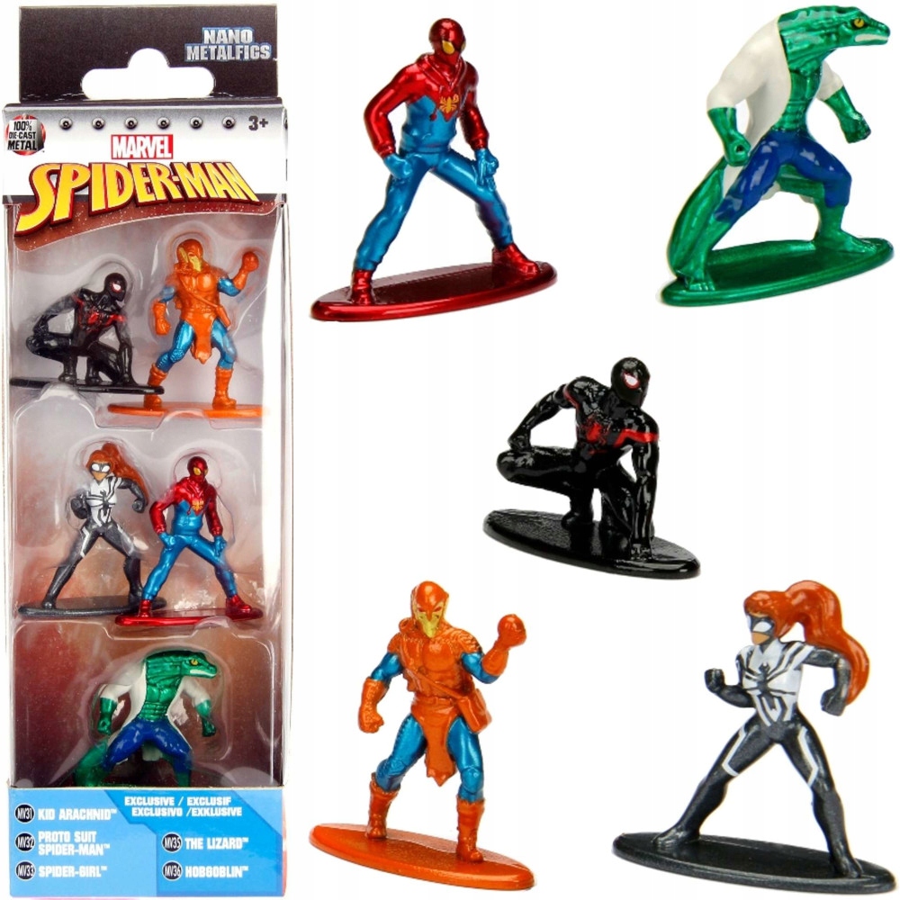 

Marvel Zestaw Figurek Metalowych 5-PAK Spider-man