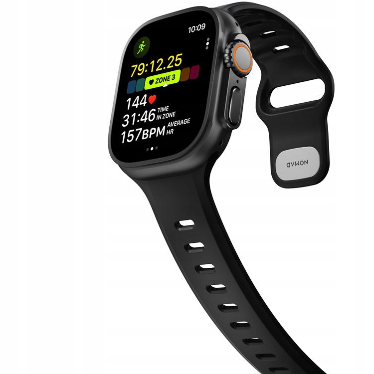 Sportovní řemínek Nomad pro Apple Watch 49/46/45/44 mm, odolný a trvanlivý