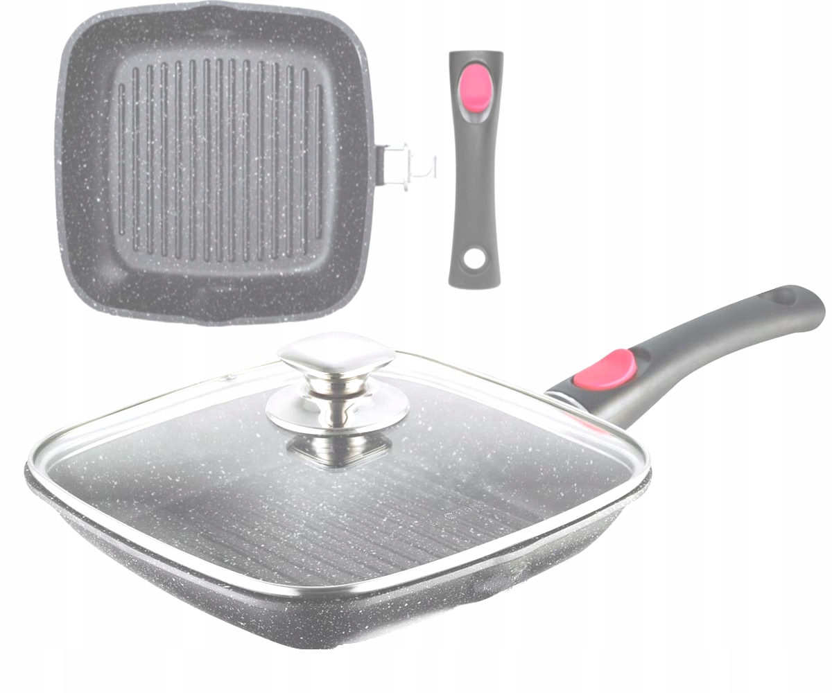 

Duża patelnia grilowa ceramiczna Indukcja 28 8104