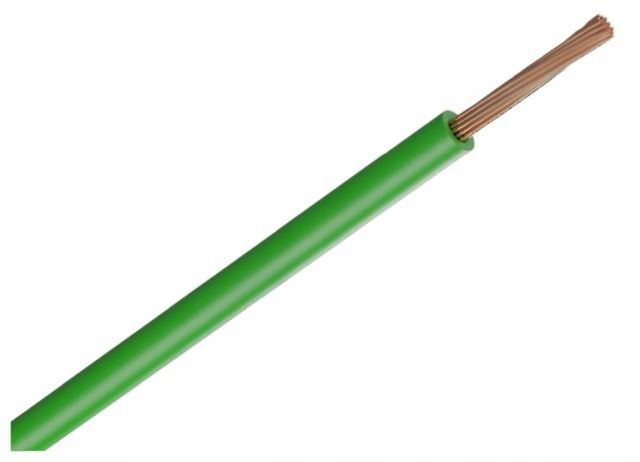 

Kabel Przewód Flry-b 0,75mm2 1x0,75mm Zielony 5mb