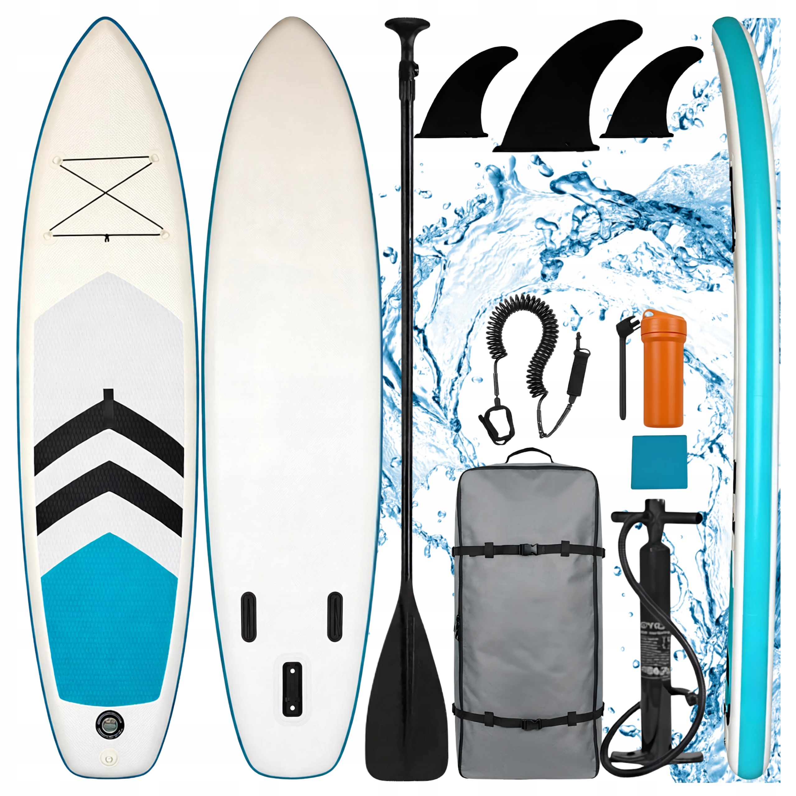Sup deska pro plavání Nafukovací Surfovací 305 Sada Paddle Board Pádlo