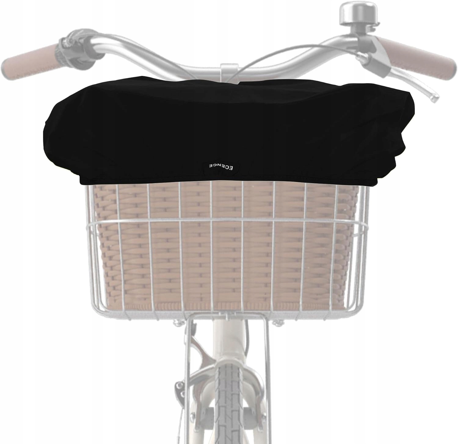 WODODPORNY POKROWIEC OSŁONA PRZECIWDESZCZOWY NA KOSZ ROWEROWY ZE ŚCIĄGACZEM