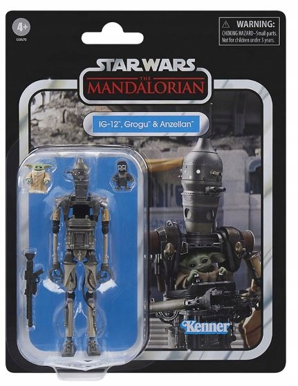 Star Wars The Mandalorian Sada 3 figurek IG-12 Grogu Azellan G0670