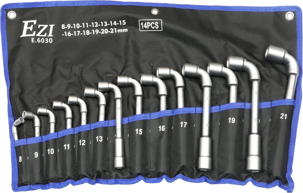 Klucze fajkowe 8-21 mm, 14 szt